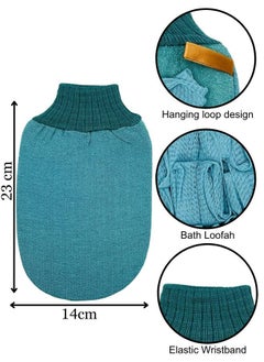 Prime by javaudan 3 in 1 Bath Glove Moroccan Bath Loofah Soft Shower Mesh Soft Cotton Glove Eco Friendly Skin Deep Exfoliating Cotton Gloves  - Image 2