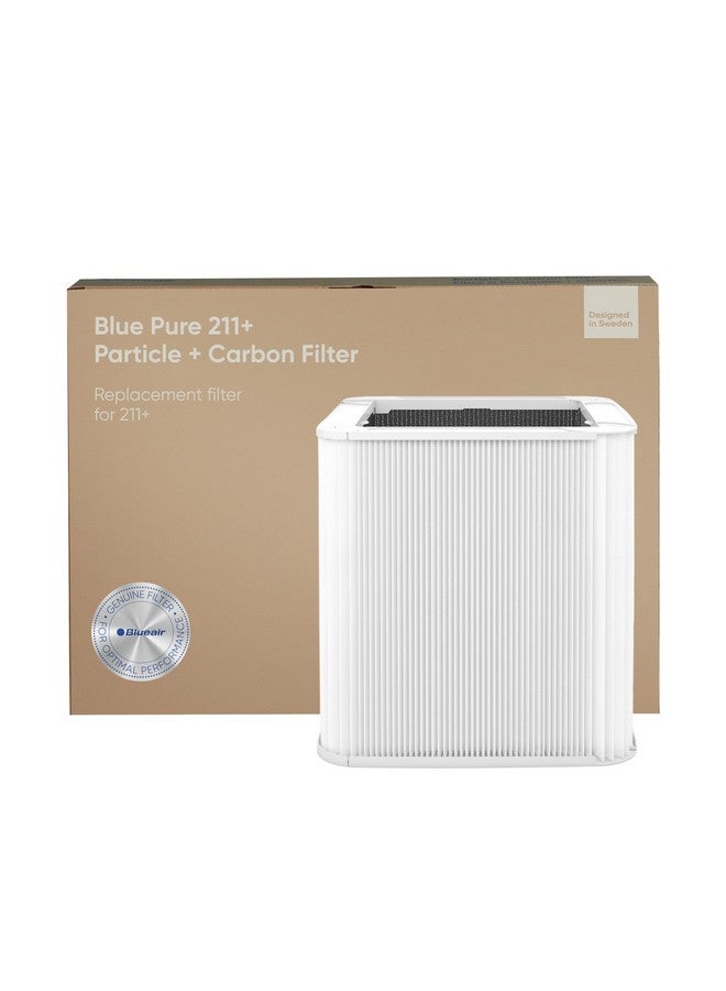 Blueair BLUEAIR Blue Pure 211+ Genuine Replacement Filter, Particle and Activated Carbon, Fits Blue Pure 211+ Air Purifier (Non-Auto)  - Image 1