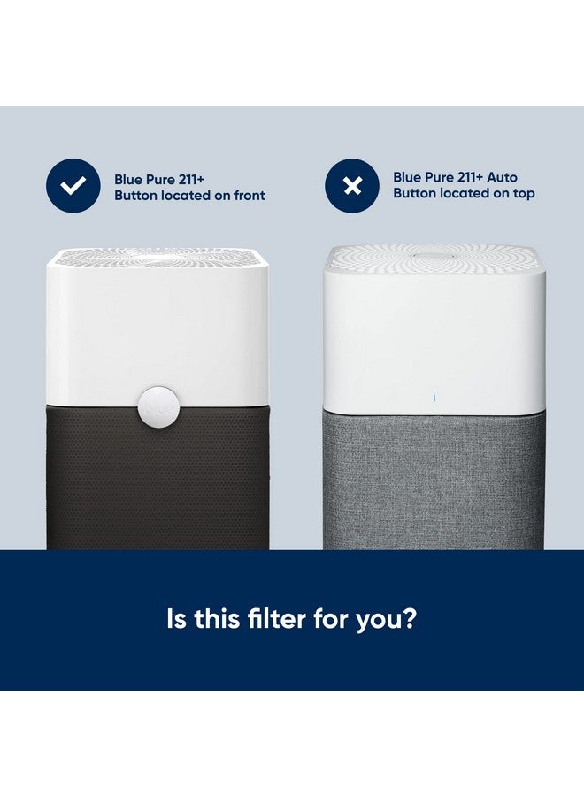 Blueair BLUEAIR Blue Pure 211+ Genuine Replacement Filter, Particle and Activated Carbon, Fits Blue Pure 211+ Air Purifier (Non-Auto)  - Image 2