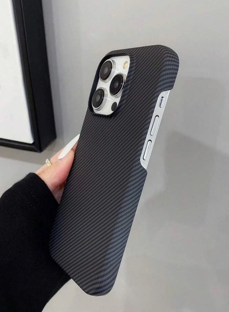 Iphone Carbon Fiber Case Cover For Iphone 14 Pro Max Anti-Slip And Elegant Design - Image 3