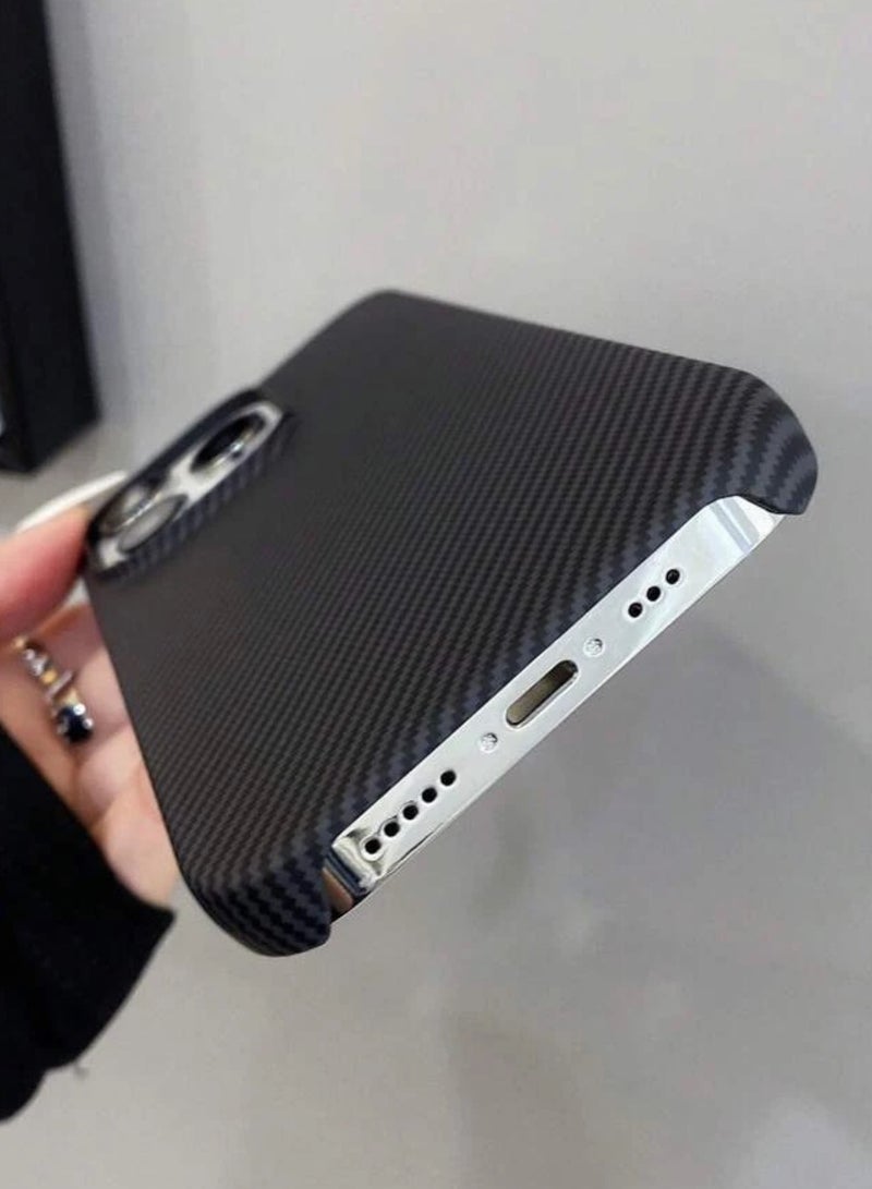 Iphone Carbon Fiber Case Cover For Iphone 14 Pro Max Anti-Slip And Elegant Design - Image 2