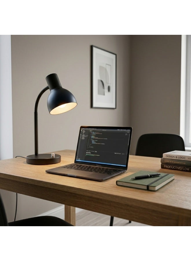 Modern Table Lamp for Bedroom & Living Room – Minimalist Bedside Lamp with Soft Warm Light – Decorative Desk Lamp for Home Office, Study Table & Nightstand – Elegant Home Lighting - Image 5