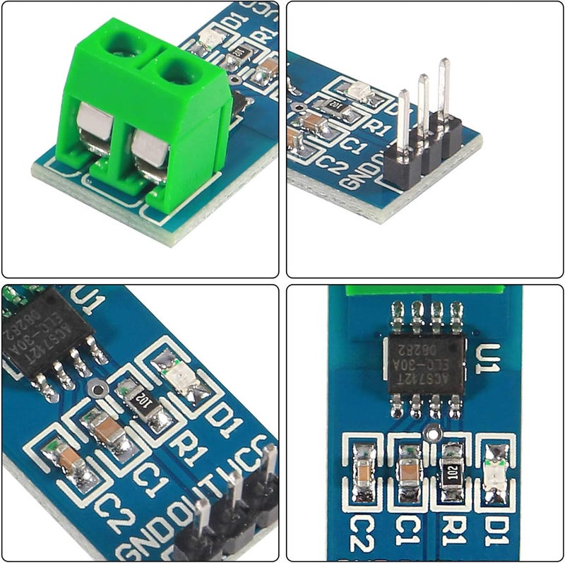 Atnsinc 3PCS 30A Range Current Sensor ACS712 Module AC/DC for Arduino (30A) - Image 3