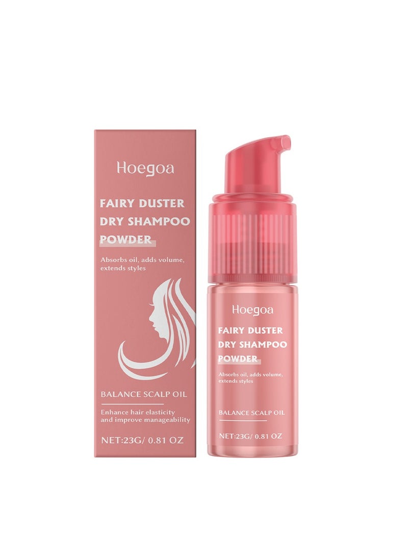 HOEGOA Hair Fairy Duster Dry Shampoo Powder - Organic Dry Hair Spray,Volumizing Non-Aerosol Natural Ingredients,Fairy Duster Dry Shampoo Powder  - Image 1