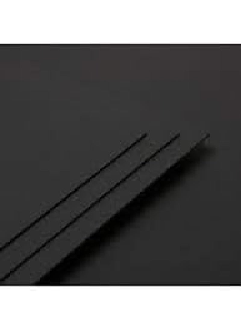 BPA - A3 Black Mounting Board Z Black Colour Pack of 4 Cardstock paper-600 GSM 1mm Thick Size 297mm X 420mm - Image 1
