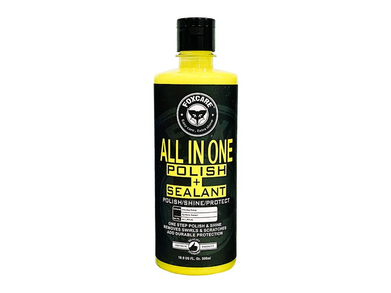 Foxcare All in One Polish + Sealant 500ml | Car & Bike Scratch Remover Polish | Dashboard, Plastic & Fibre Restorer | High Gloss Shine & Paint Protection Coating - Image 2