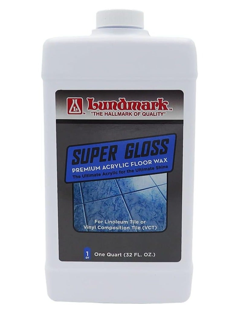 Lundmark Super Gloss Acrylic, Extra Heavy-Duty Hard Finish Floor Wax - Image 1