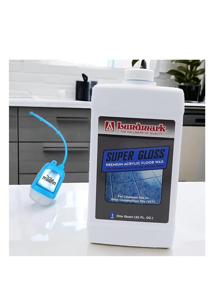 Lundmark Super Gloss Acrylic, Extra Heavy-Duty Hard Finish Floor Wax - Image 3