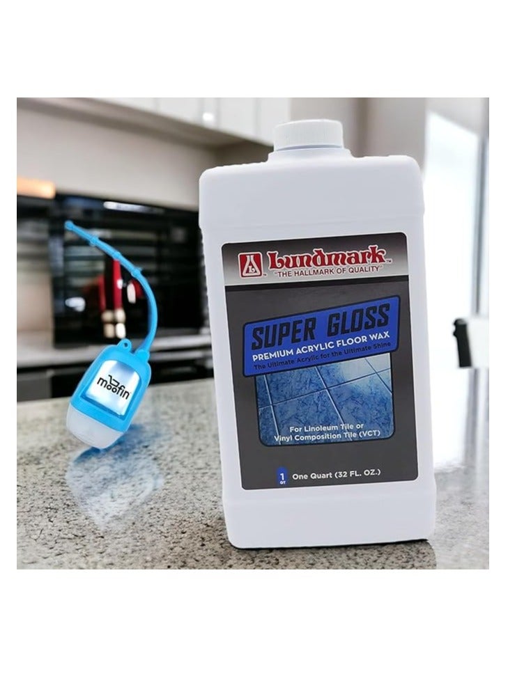 Lundmark Super Gloss Acrylic, Extra Heavy-Duty Hard Finish Floor Wax - Image 2