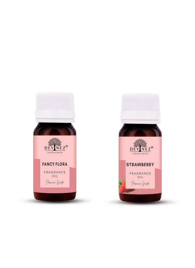 Devinez - Fancy Flora (Denim) Strawberry Aroma Oil For Diffuser/Ultrasonic Aroma Diffuser/Tealight Diffuser/Reed Diffuser 15Ml Each - Image 1