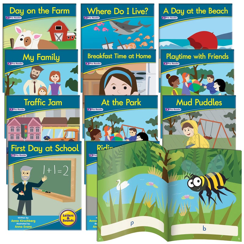 جونيور ليرنينغ Junior Learning JL380 Decodable Readers المرحلة الأولى - الخيال التوعية الصوتية - Image 1