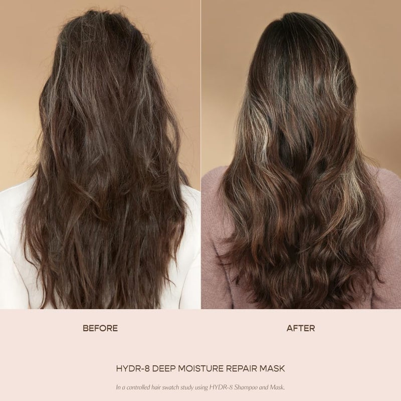 VEGAMOUR HYDR-8 Deep Moisture Repair Mask, Deep Conditioner Hair Mask Formulated Without Sulfates for Dry, Damaged, Frizzy Hair, Floral & Vanilla Scent, 5 fl. oz. - Image 3