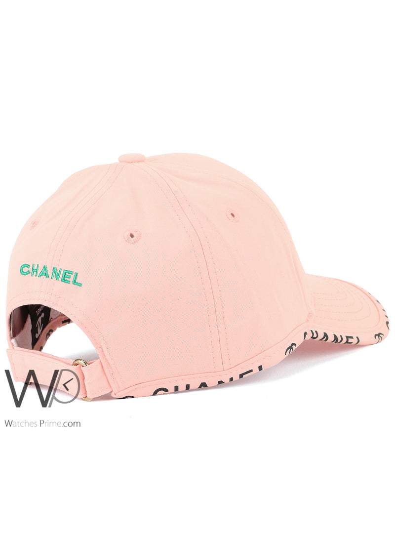 Channel Master Chanel Baseball Cap Pink Color Cotton Hat - Image 2