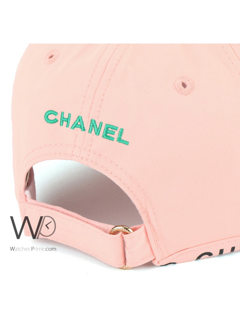 Channel Master Chanel Baseball Cap Pink Color Cotton Hat - Image 3