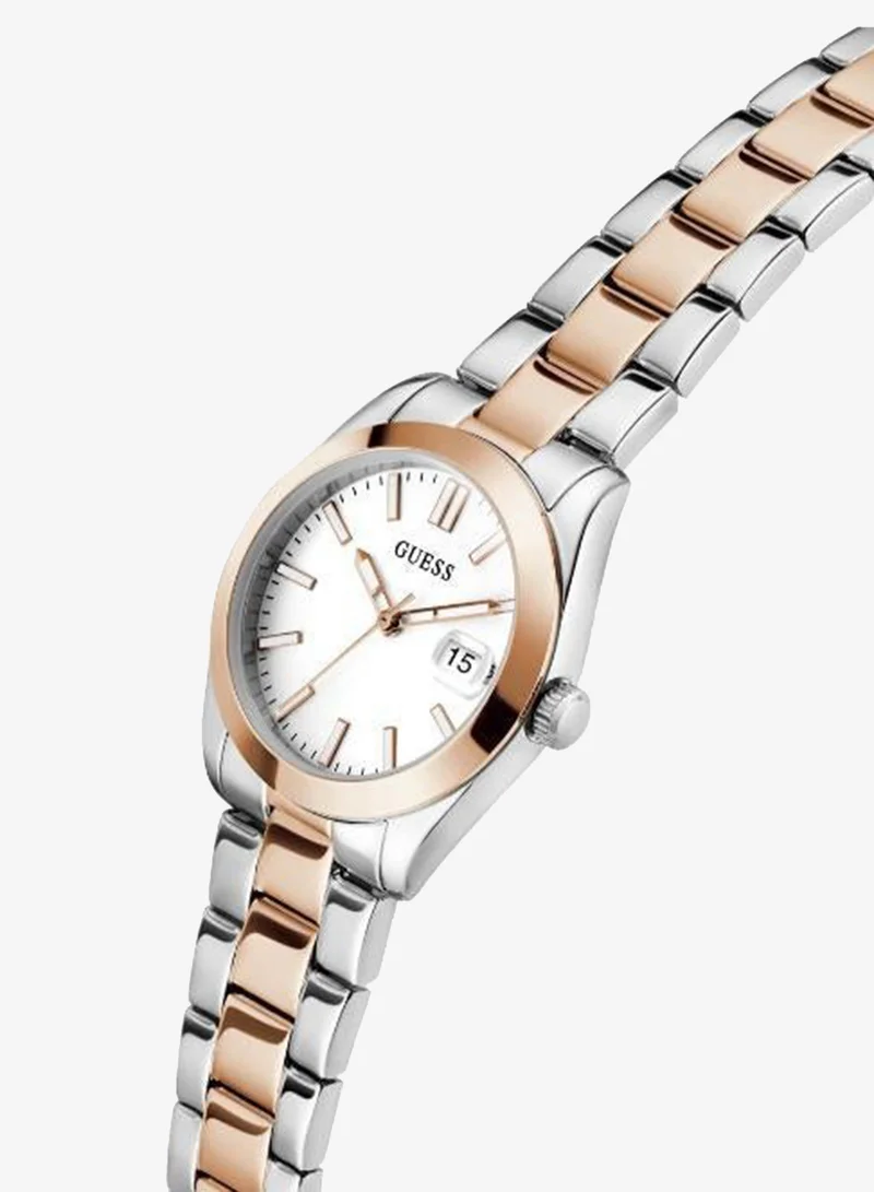 Guess  Ladies 2-Tone Date Watch for Women | Best Price UAE