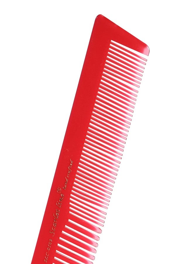 Scarlet Line Professional Handmade Large Regular Dressing Hair Comb, Fine Tooth, Hand Crafted for Hair Styling n Daily Grooming,18.5 Cm,Fuchsia_Pink - Image 4