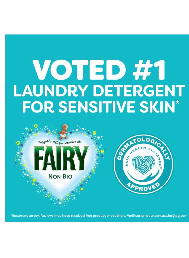 Fairy 60 Non Bio Platinum Laundry Pods with Extra Stain Removal, Non-Bio Washing Capsules for Everyday Clothes Washing, Convenient Pre-Measured Laundry Detergent Pods - Image 2