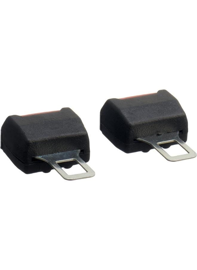 Generic Double Vehicle Seatbelt Silencers for Cancel Driving Noise - Black Red  - Image 2