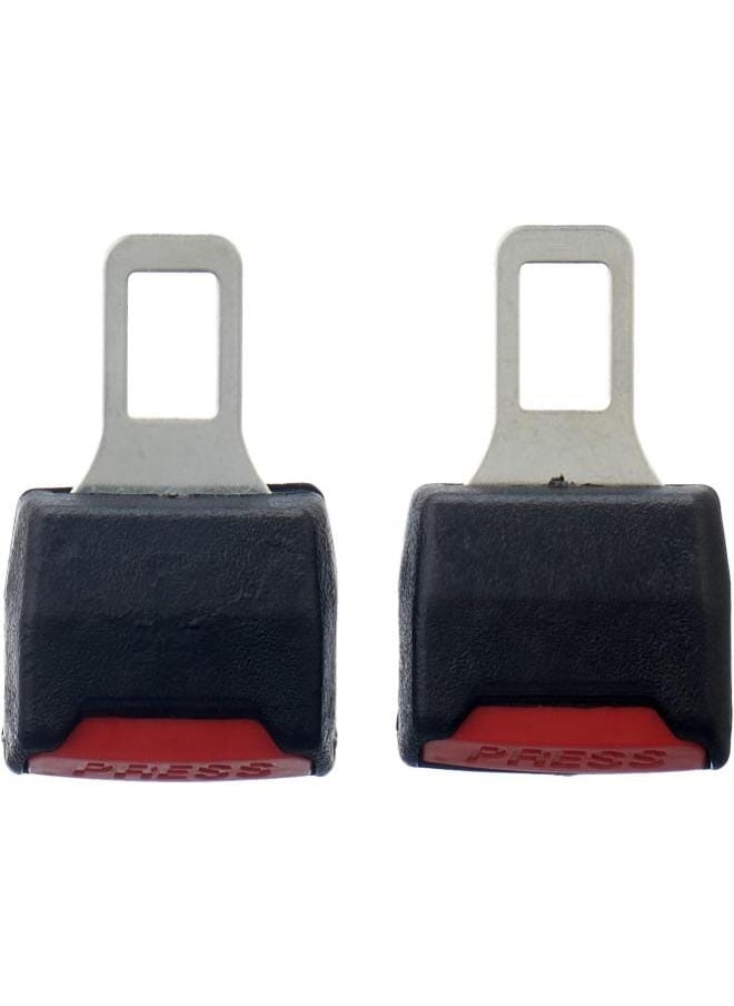 Generic Double Vehicle Seatbelt Silencers for Cancel Driving Noise - Black Red  - Image 3