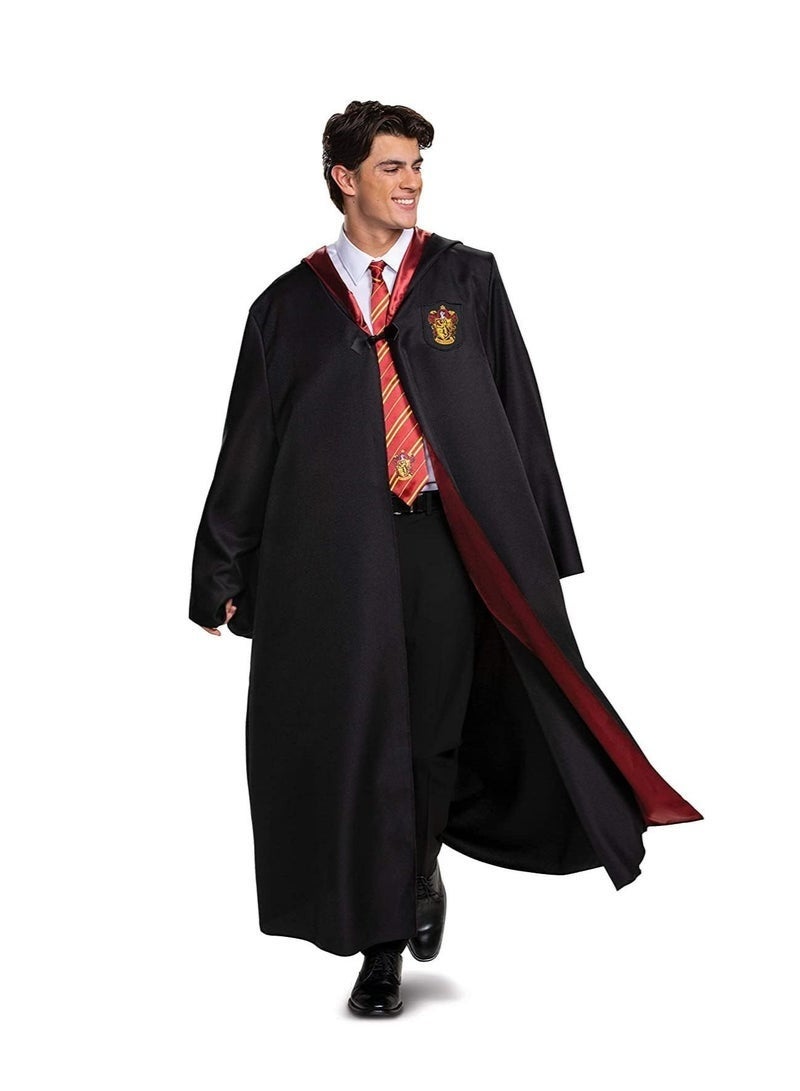 Arabest Compatible for 6 Piece Cos Performing Set, Gryffindor Deluxe Robe Childs Costume with Wand Tie Scarf,Costume for Fans Cosplay Gifts Accessory-M - Image 3