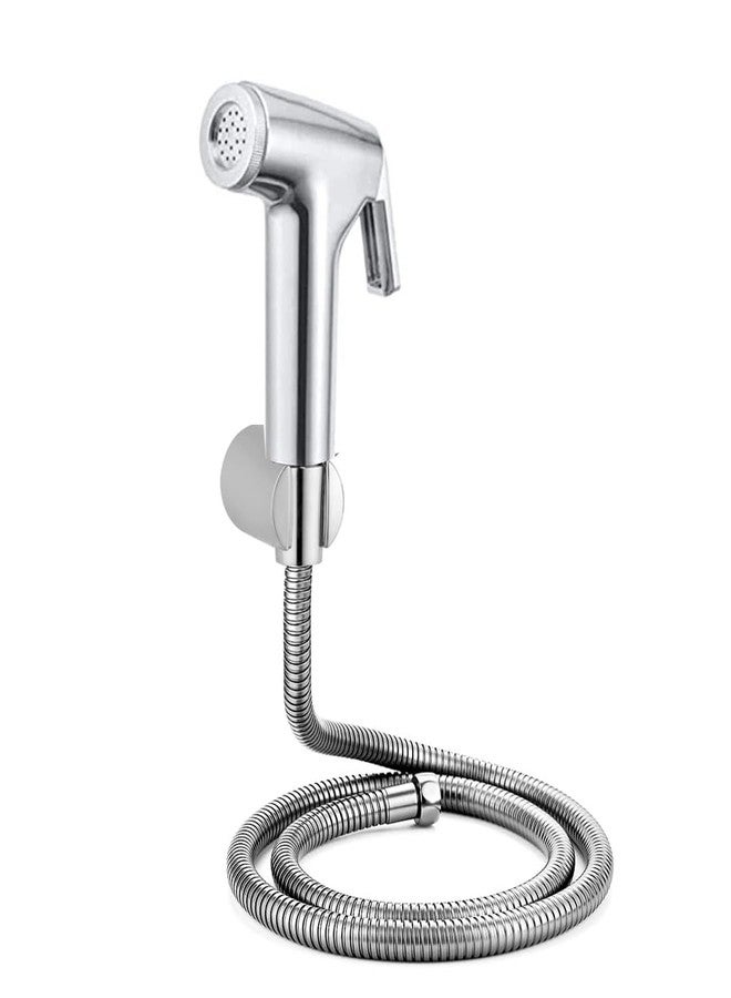 Imaashi Plastic Toilet Hand Shower Health Faucet Jet Set - All-inclusive with 1 Meter Shower Hose, Wall Mount & Fittings - Image 1