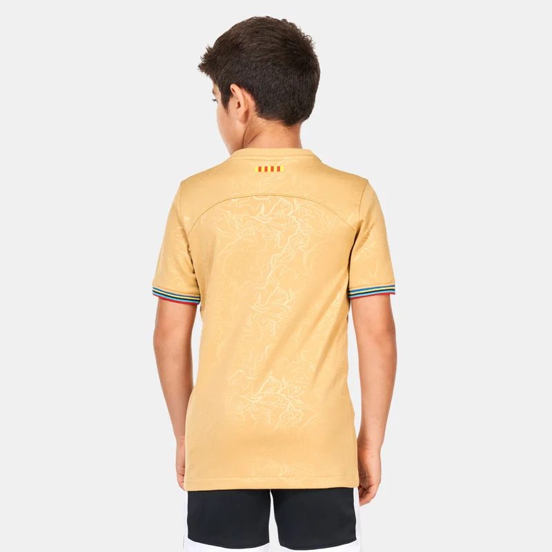 Nike Kids' F.C. Barcelona Dri-FIT Stadium Away Football Jersey - 2022/23 (Older Kids)