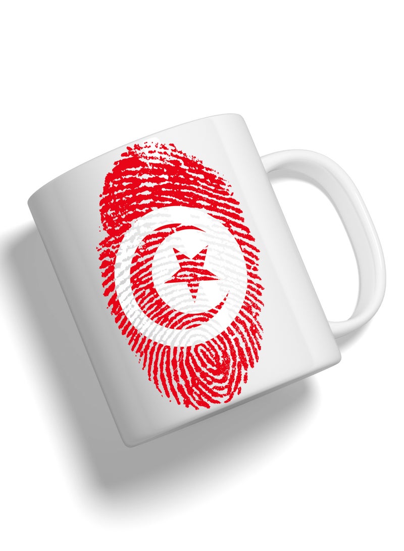 عالم الموضة كوب بطباعة عالية الجودة بتصميم بصمة تركيا - Image 2