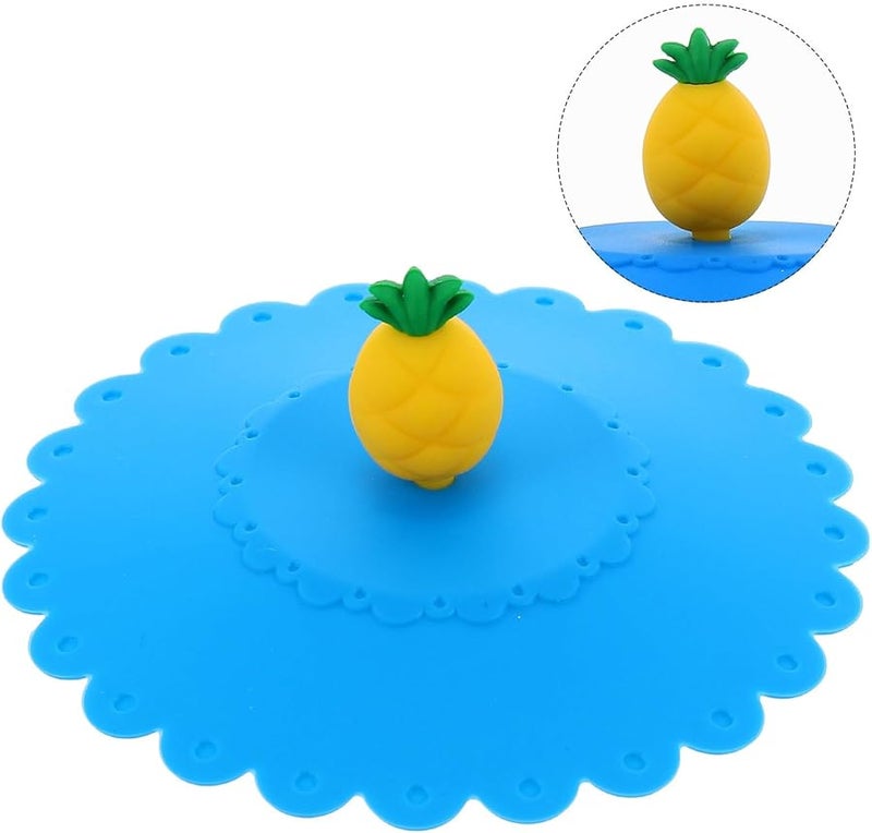 4Pcs Silicone Cup Lids Leakproof Reusable Heat Resistant Dustproof Mug Covers - Image 5