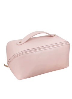 Mishrit Mishrit Travel Cosmetic Bag||Multifunction Makeup Organizer Storage Bag||Leather Waterproof Makeup Bag||Multi Layer Large Travel Cosmetic Train Case,Toiletry Bag for Women(Multi Color)(Pack of 1 pcs).  - Image 1