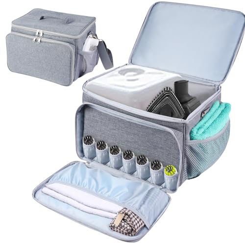 TXIYEAN Adjustable Compartments Carry Bag Compatible with Dupray Neat Steamer for Floors,Portable Steam Cleaner Storage Bag Household Hand Case with Extra Pockets（Case Only） - Image 1