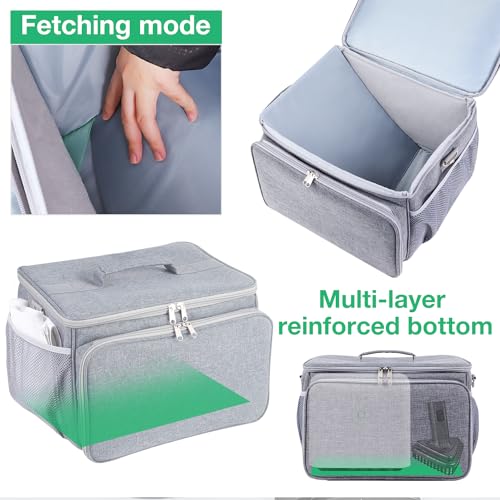 TXIYEAN Adjustable Compartments Carry Bag Compatible with Dupray Neat Steamer for Floors,Portable Steam Cleaner Storage Bag Household Hand Case with Extra Pockets（Case Only） - Image 5