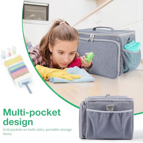 TXIYEAN Adjustable Compartments Carry Bag Compatible with Dupray Neat Steamer for Floors,Portable Steam Cleaner Storage Bag Household Hand Case with Extra Pockets（Case Only） - Image 2