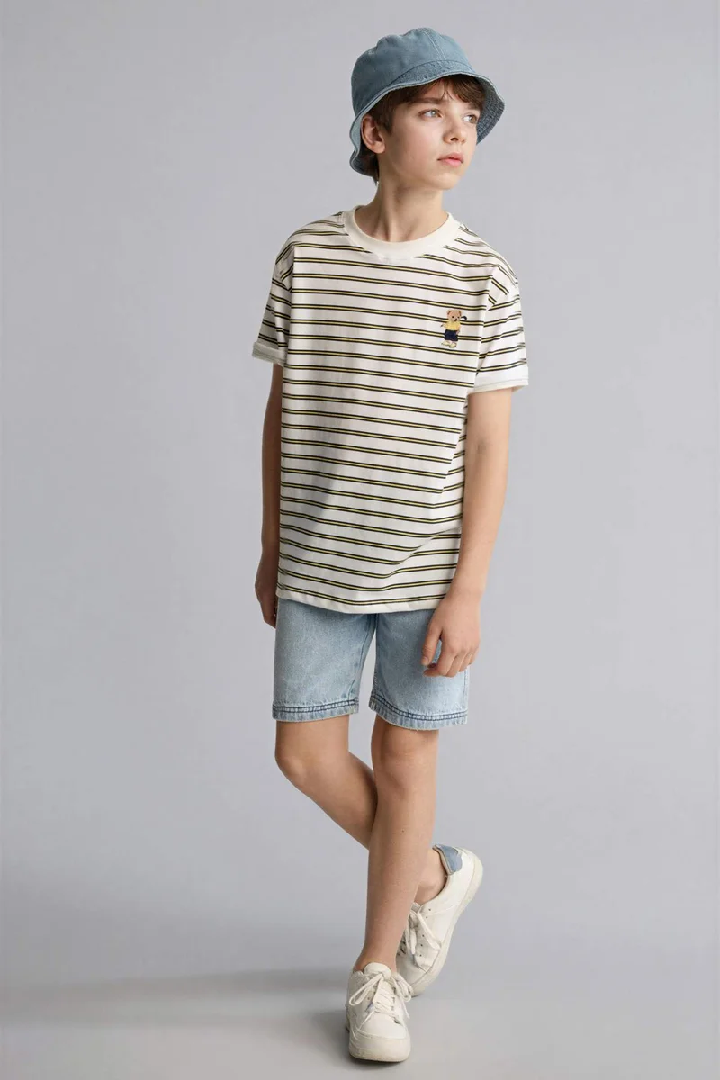 ديفاكتو Boy Regular Fit Short Sleeve T-Shirt