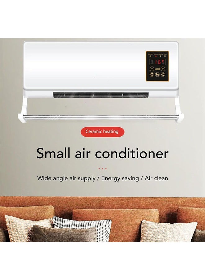 Hot and cold air heater, 2000 watts, equipped with a remote control