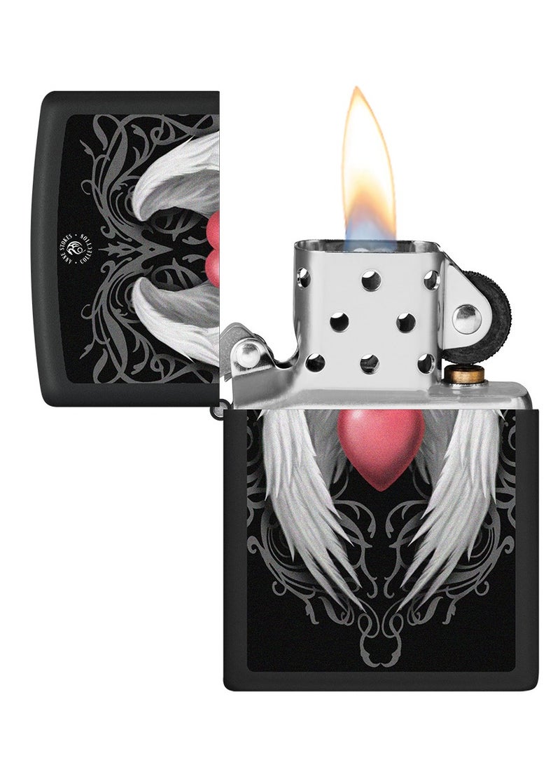 Zippo Ci017396 218 Anne Stokes Collection Black Matte Windproof Lighter - Image 3