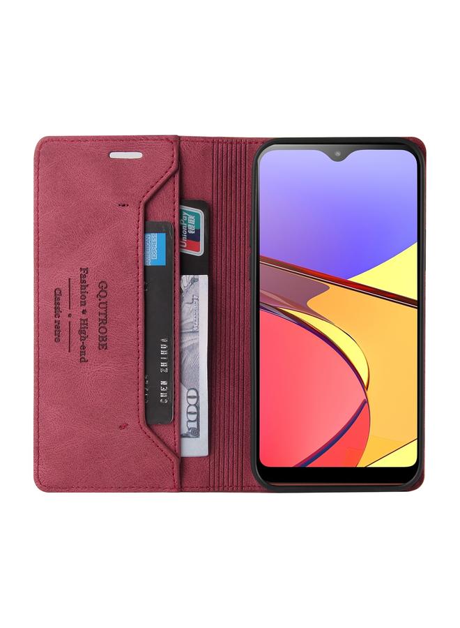 اس-توب جراب لهاتف Samsung Galaxy A20/A21 إصدار JP، جراب جلدي مضاد للسرقة مع حامل قابل للطي أفقيًا - Image 4