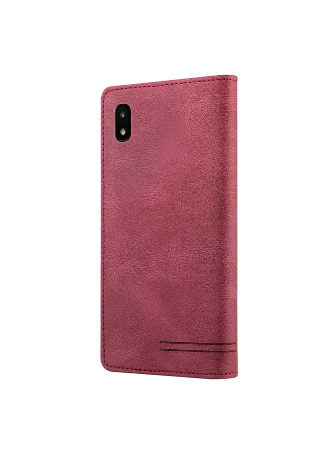 اس-توب جراب لهاتف Samsung Galaxy A20/A21 إصدار JP، جراب جلدي مضاد للسرقة مع حامل قابل للطي أفقيًا - Image 3