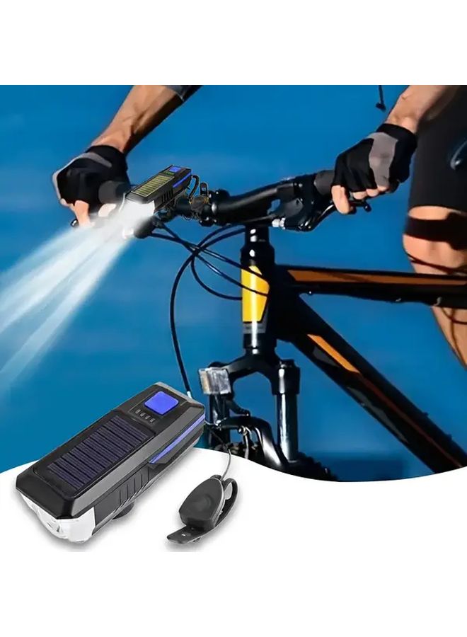 USB Rechargeable LED Flashlight Black Durable With Adjustable Dimmer Built In Battery Portable For Camping Emergency - Image 4