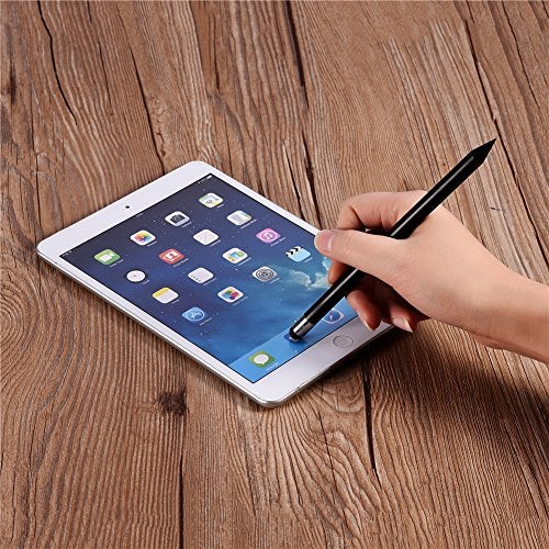 fosa Capacitive Pen for Mobile Phones and Tablets, Universal Replacement Capacitive Pencil with Rubber Nib Support Click, Double Click, Drag, Scroll, 165 * 9 * 9mm - Image 3