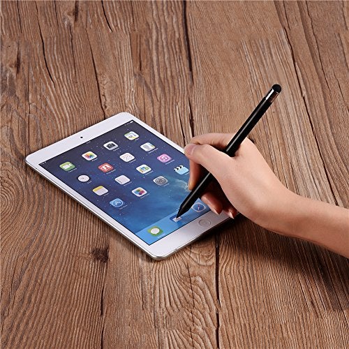 fosa Capacitive Pen for Mobile Phones and Tablets, Universal Replacement Capacitive Pencil with Rubber Nib Support Click, Double Click, Drag, Scroll, 165 * 9 * 9mm - Image 2