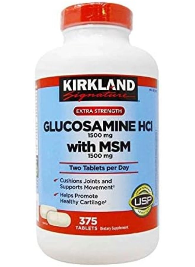 Kirkland Signature - Kirkland Signature Glucosamine with MSM, 375 Tablets - Image 1