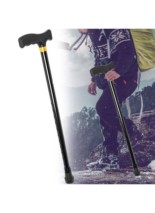 Thoraya Thicken Aluminum Alloy Outdoor Anti Skid Adjustable Folding Cane Elderly Walking Sticks Gift  - Image 3