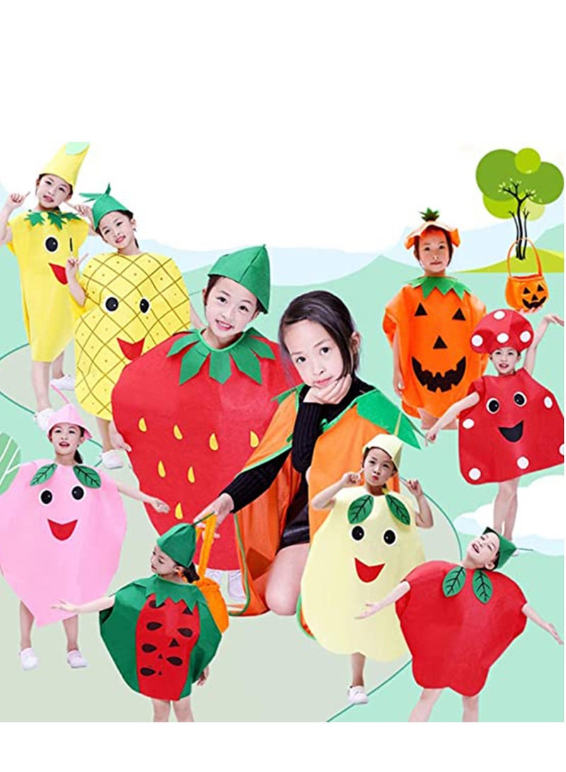 Captaintech Kids Fruits Vegetables And Nature Costumes Suits And Hat Fancy Dress Party Boys And Girls Costume Suit - Image 4