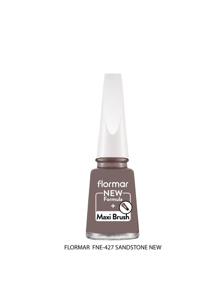 Flormar Classic Nail Enamel With New Improved Formula And Thicker Brush - 427 Sandstone 427 Sandstone