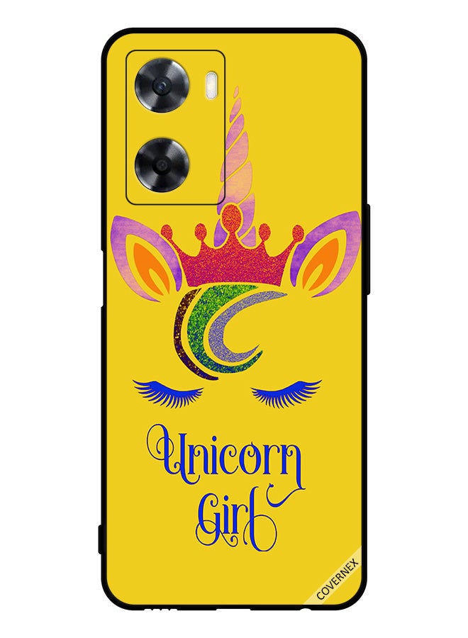 Covernex Protective Case Cover For Oppo A77s Unicorn Girl Art - Image 1