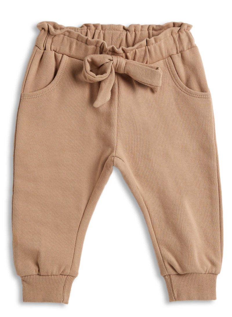 Dirkje Girls Set- Top with lace detail at the neck & Trousers - Image 5