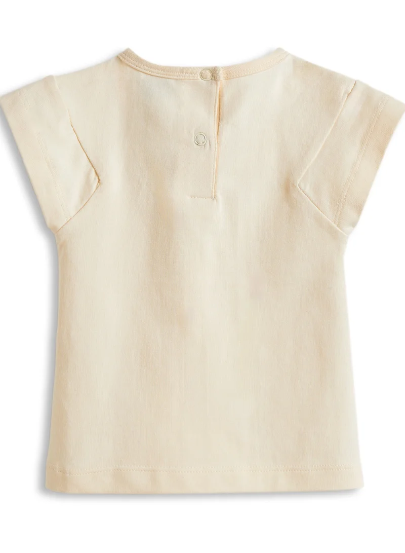 Dirkje Dirkje Girls Set- Top with lace detail at the neck & Trousers