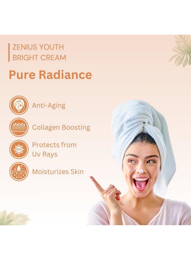 Zenius Youth Bright Cream Youthful Skin: Cream for a Radiant Complexion and Winter Care (30G) - Image 4