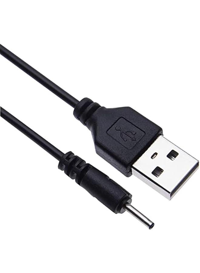 For Nokia USB Charger Cable Small Pin Charging Cord for Nokia C6-00, C6-01, C7-00 / E50, E51, E61, E63, E65, E66, E71, E72, E75, E90 / N70, N71, N72, N73, N76, N77, N78, N79, N8, N80, N81, N82 (1 me  - Image 1
