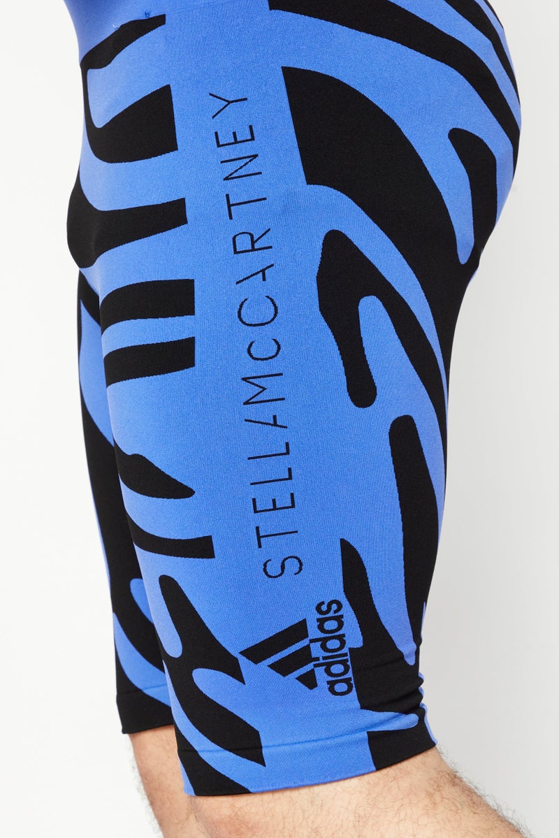 Adidas Men Sportswear Training Shorts, Blue  - Image 2